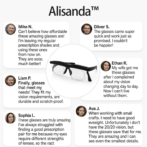 【ADJUSTABLE FOCUS GLASSES】See Every Moment Clearly With Alisanda!