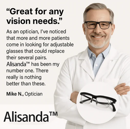 【ADJUSTABLE FOCUS GLASSES】See Every Moment Clearly With Alisanda!