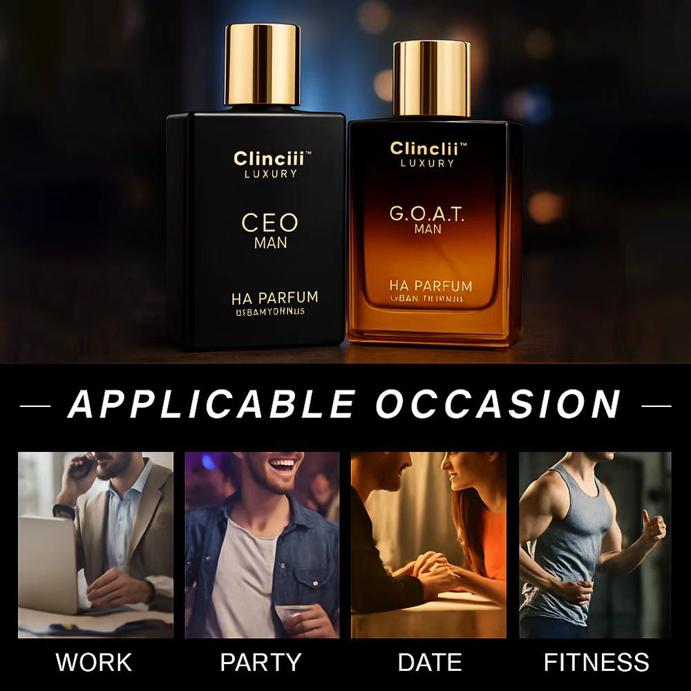 Final 3 Hours: 60%OFF🔥Gentlemen’s Fragrance Set with CEO MAN Perfume & G.O.A.T MAN Aroma