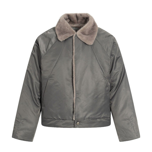 Faux Fur Collar Thicken Warm Short Coat for Commute